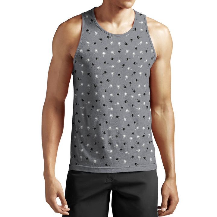 Mens Muscle Tank Tops 4-Pack Quick Dry Breathable Moisture Wicking Crew Neck Image 6