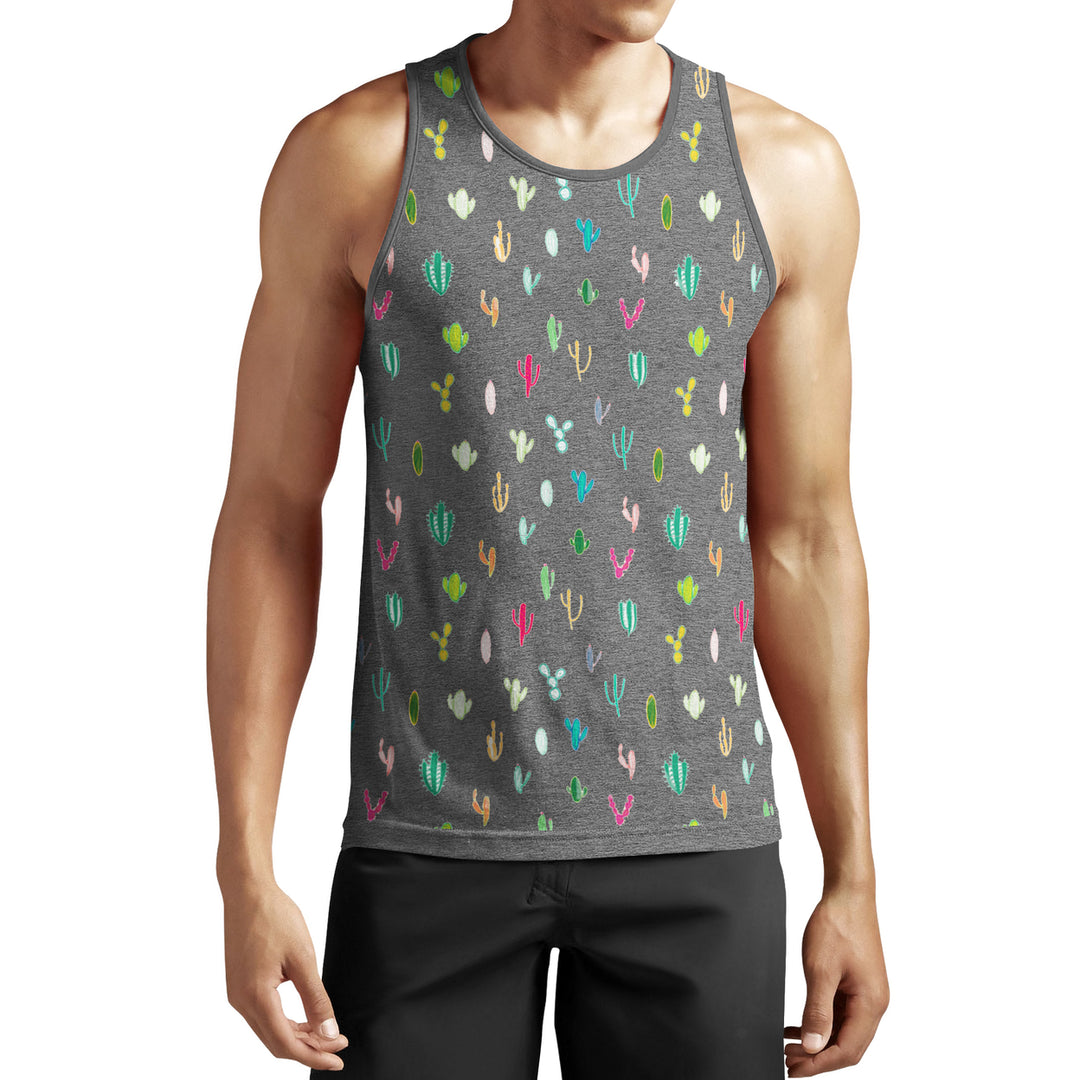 Mens Muscle Tank Tops 4-Pack Quick Dry Breathable Moisture Wicking Crew Neck Image 7