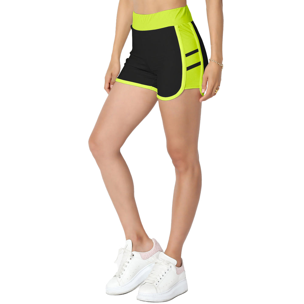 Womens Athletic Summer Yoga Gym Running Dolphin Breathable Fitness Shorts Image 2