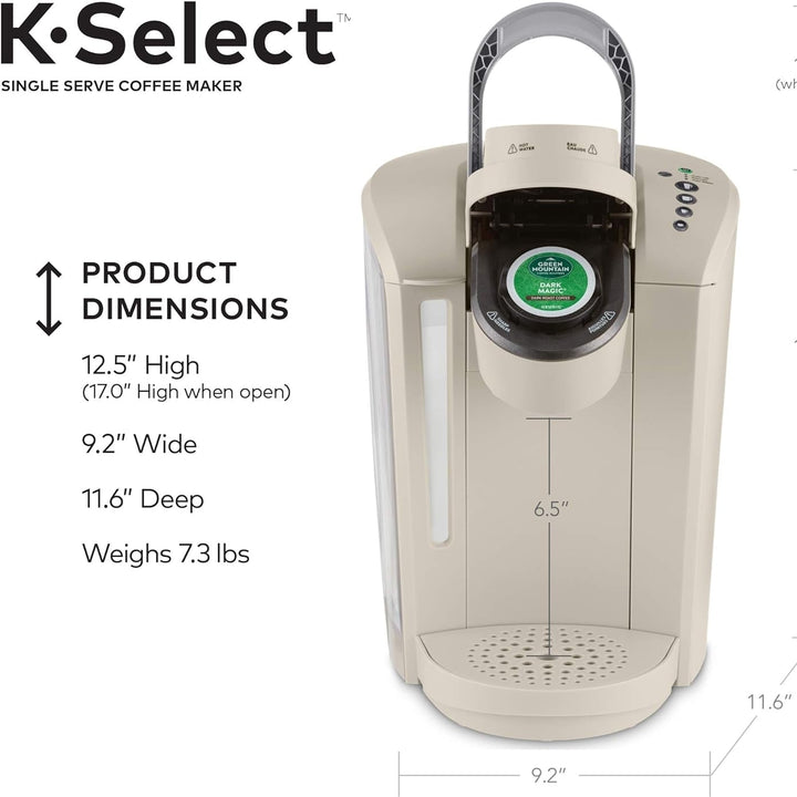 Keurig K-Select Single-Serve K-Cup Pod Coffee MakerSandstone Image 4