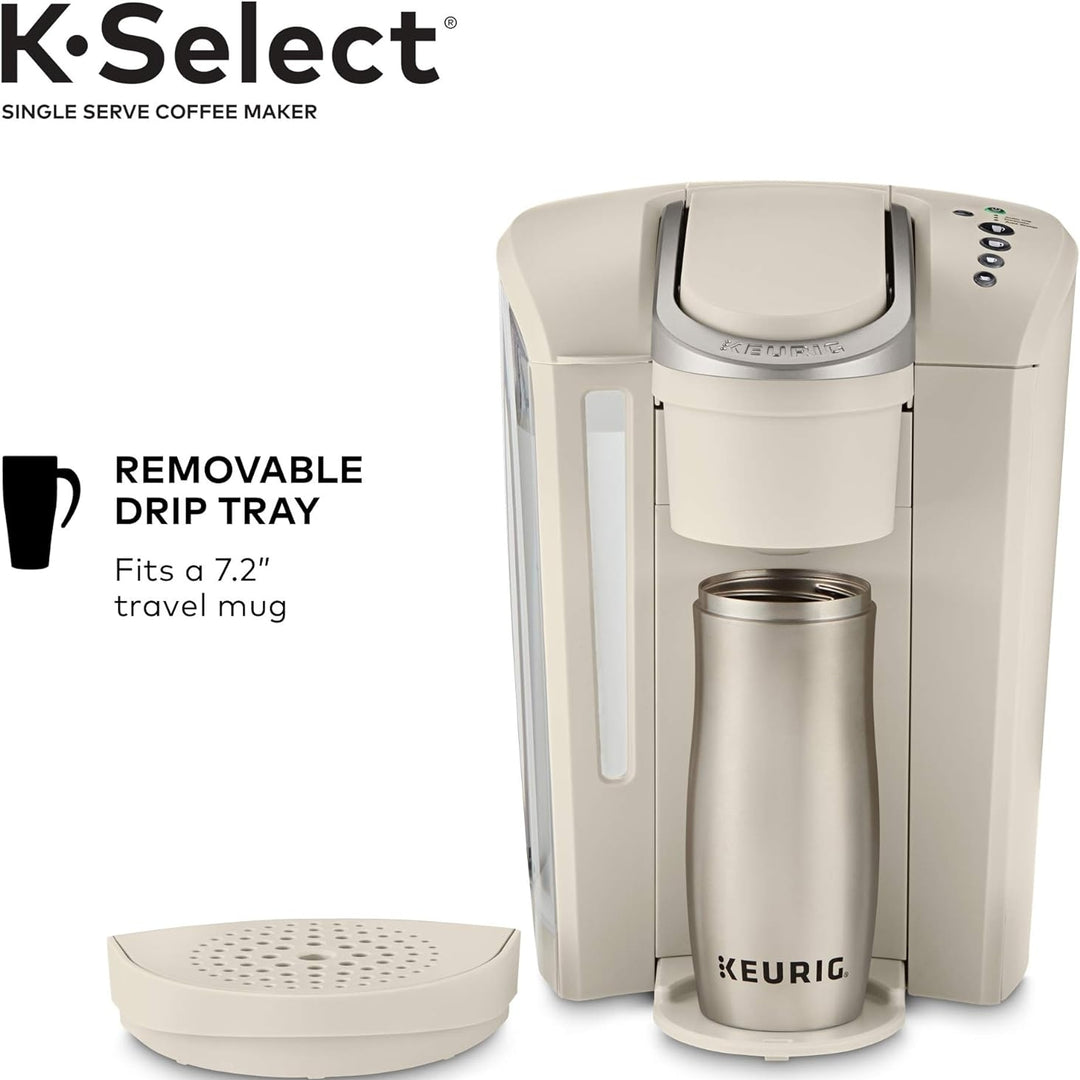 Keurig K-Select Single-Serve K-Cup Pod Coffee MakerSandstone Image 6