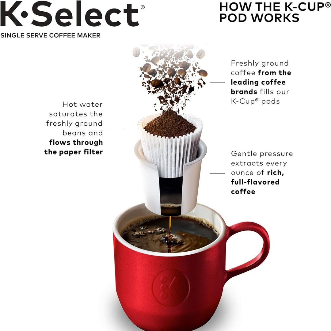 Keurig K-Select Single-Serve K-Cup Pod Coffee MakerSandstone Image 7