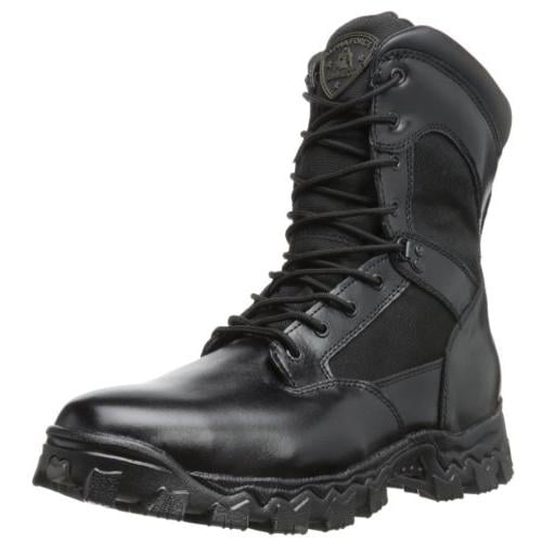 Rocky FQ0002165 8" Mens Alpha Black WP Extra Wide Duty Boots Size 11.5-SS Image 1