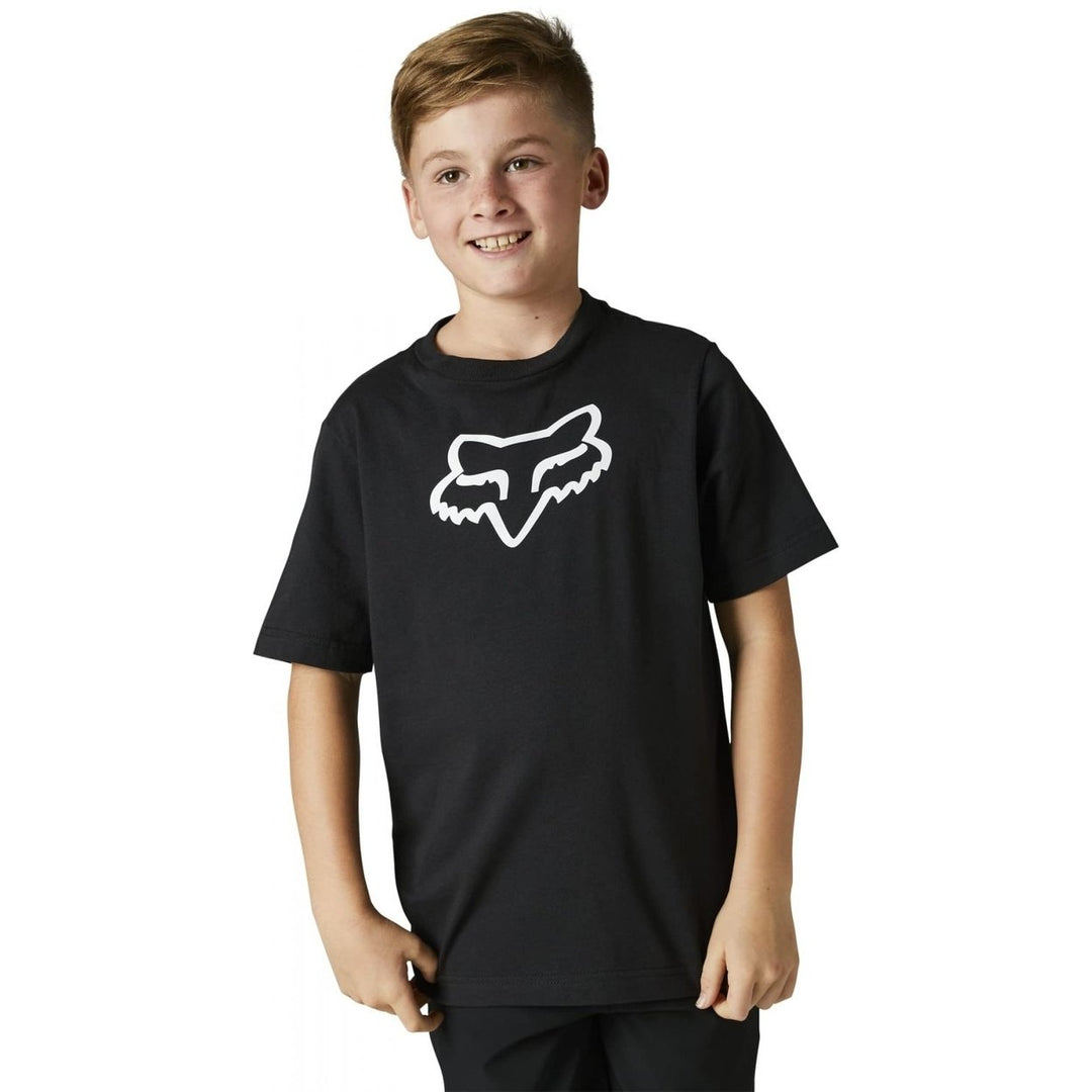 Fox Racing Kids Legacy Short Sleeve Tee Black Youth Size Comfortable T-Shirt Image 2