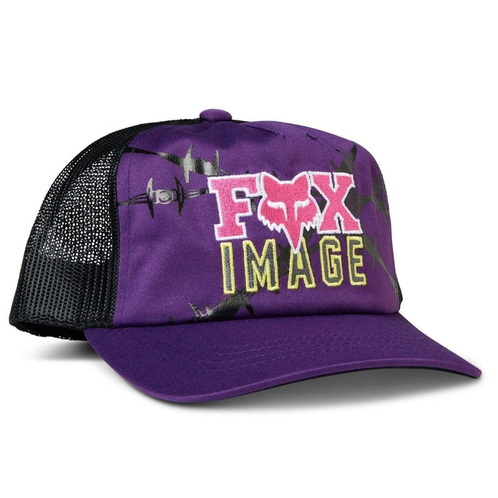 Fox Racing Barb Wire Youth Snapback Hat Ultraviolet One Size ULTRAVIOLET Image 2