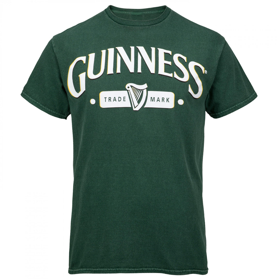 Guinness Logo Forest Comfort Green T-Shirt Image 1