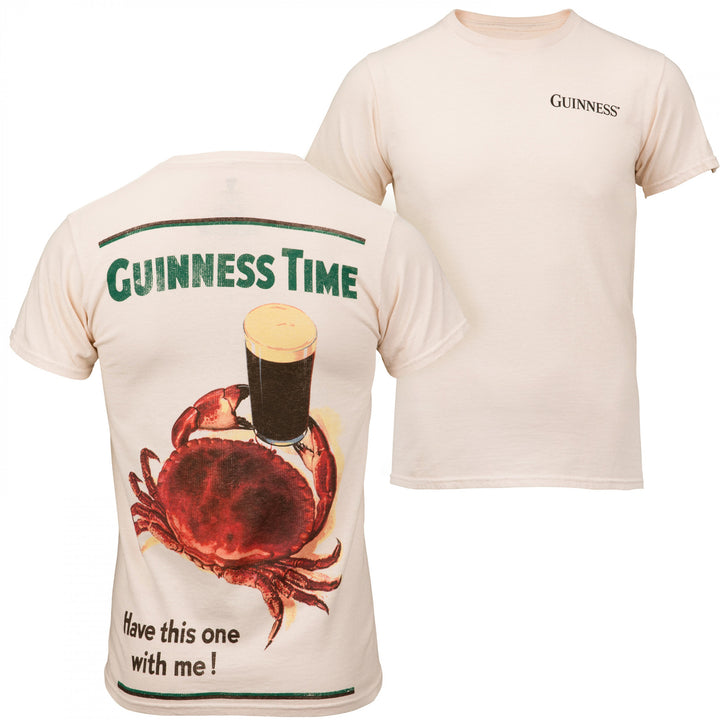 Guinness Time Have This One with Me! Front and Back Print T-Shirt Image 1