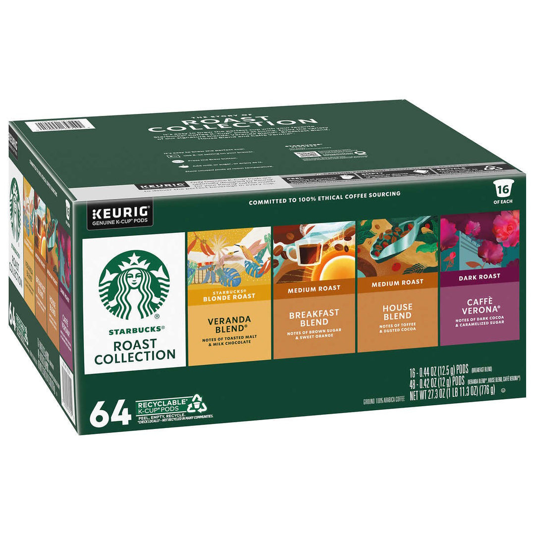 Starbucks Classic Roasts K-Cup Variety Pack (64 Count) Image 2