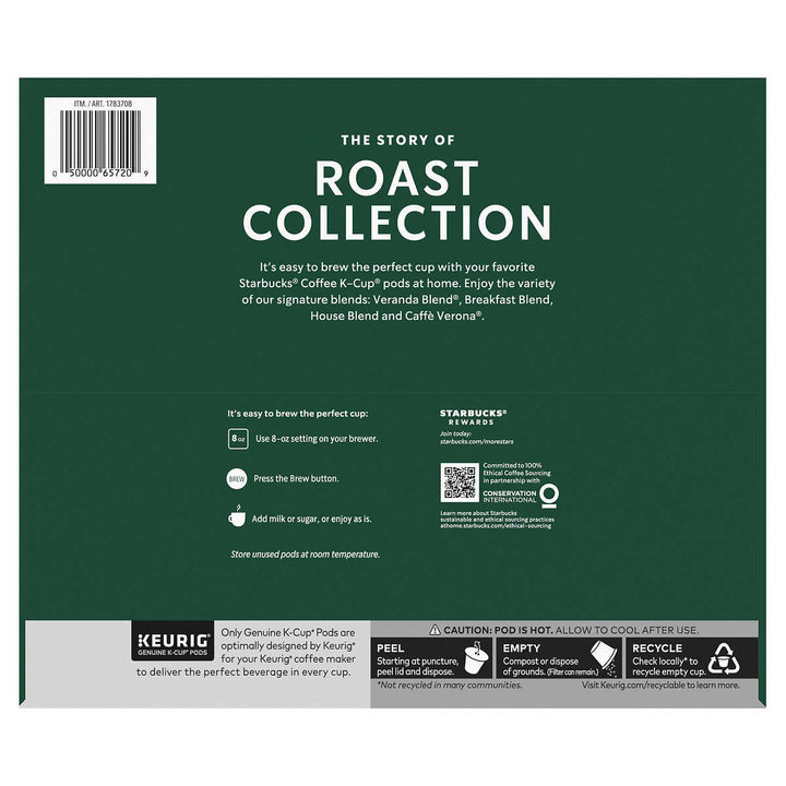 Starbucks Classic Roasts K-Cup Variety Pack (64 Count) Image 3