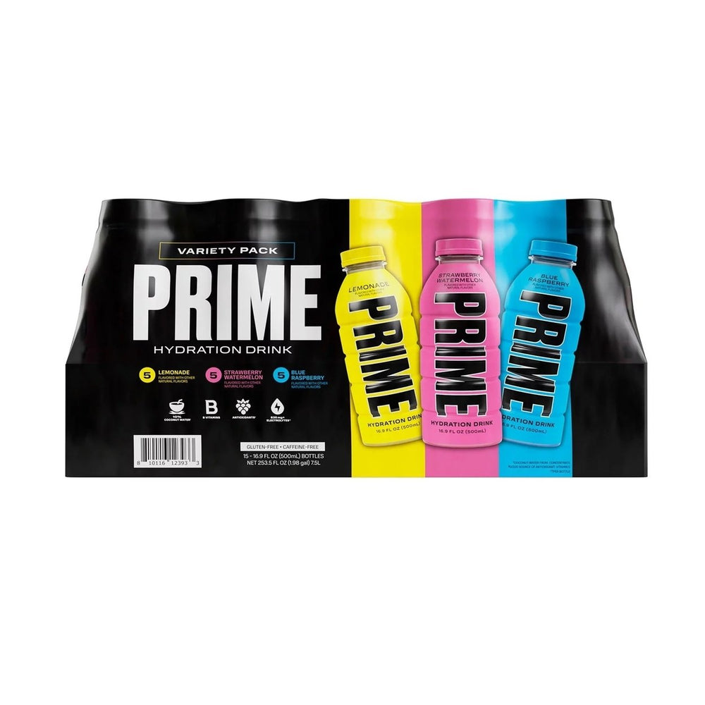 Prime Hydration Drink Variety Pack 2.0 16.9 Fluid Ounce (Pack of 15) Image 2