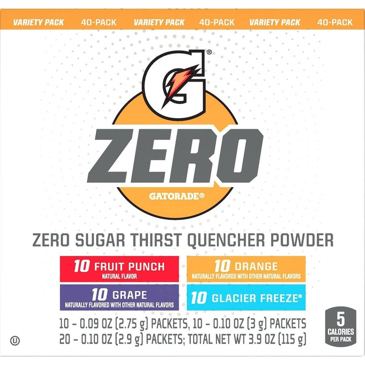 Gatorade G Zero Powder Variety Pack (Pack of 40) Image 2