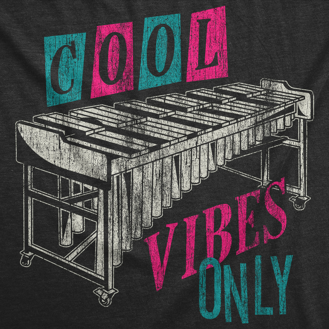 Mens Funny T Shirts Cool Vibes Only Sarcastic Music Graphic Tee For Men Image 2