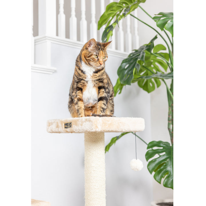 Armarkat Real Wood Classic Cat Tree A320732-inch BeigeJackson Galaxy Approved Image 4