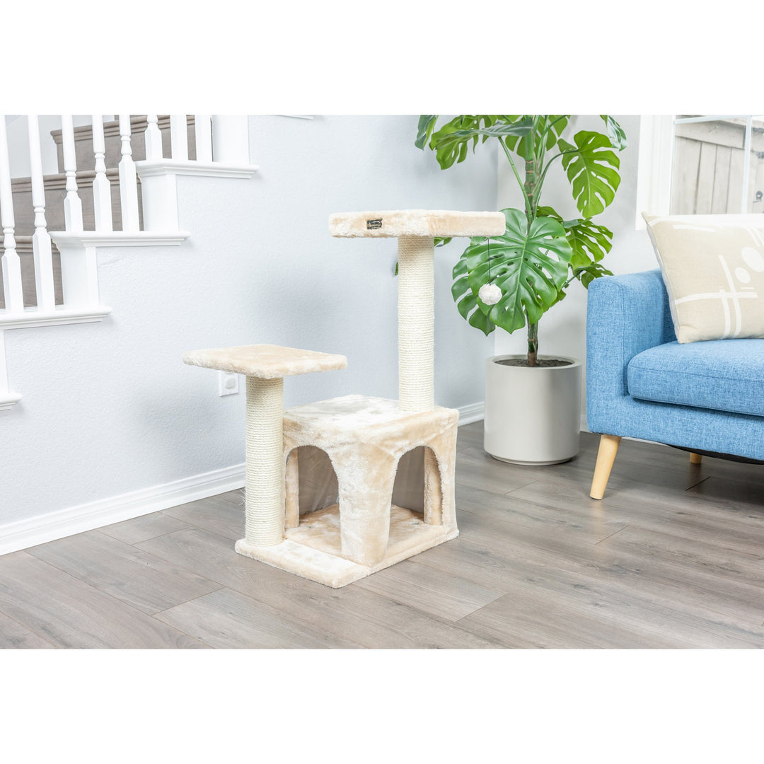 Armarkat Real Wood Classic Cat Tree A320732-inch BeigeJackson Galaxy Approved Image 4