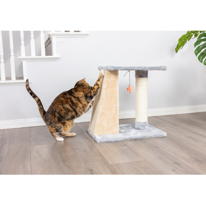 Armarkat X2001 Cat Tree Two-Level Platform Scratcher Faux faux Gray 20"H Image 4