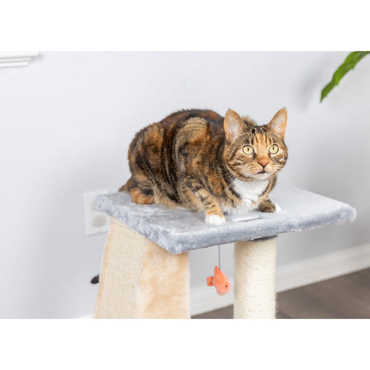 Armarkat X2001 Cat Tree Two-Level Platform Scratcher Faux faux Gray 20"H Image 7