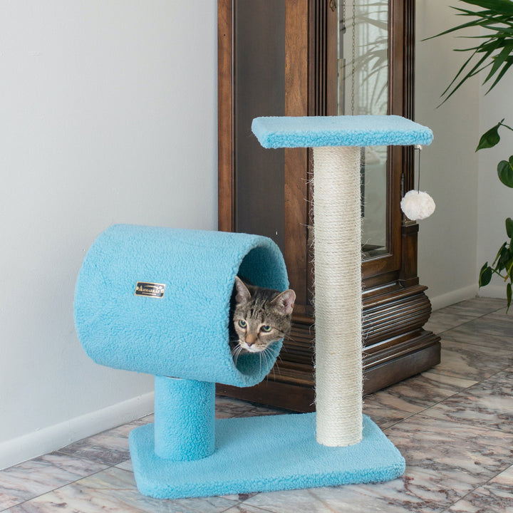 Armarkat Classic Cat Tree Perch Real Wood Cat Tunnel B2501 Jackson Galaxy Approved Image 4