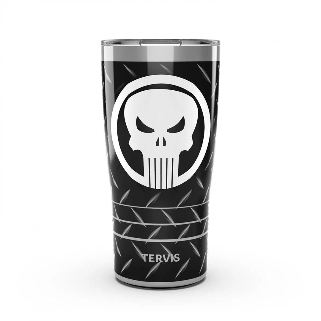 Punisher Logo Stainless Steel 20 oz Tervis Travel Mug Image 1