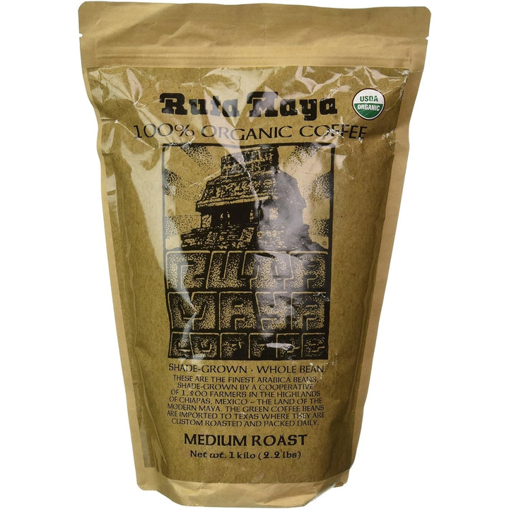 Ruta Maya Organic Coffee Medium Roast 2.2 Pounds Image 1