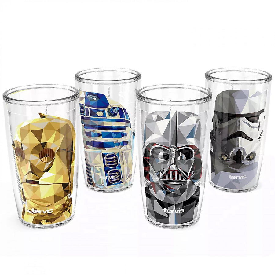 Star Wars Cubed Collection 16oz Tervis Tumblers 4-Pack Image 1