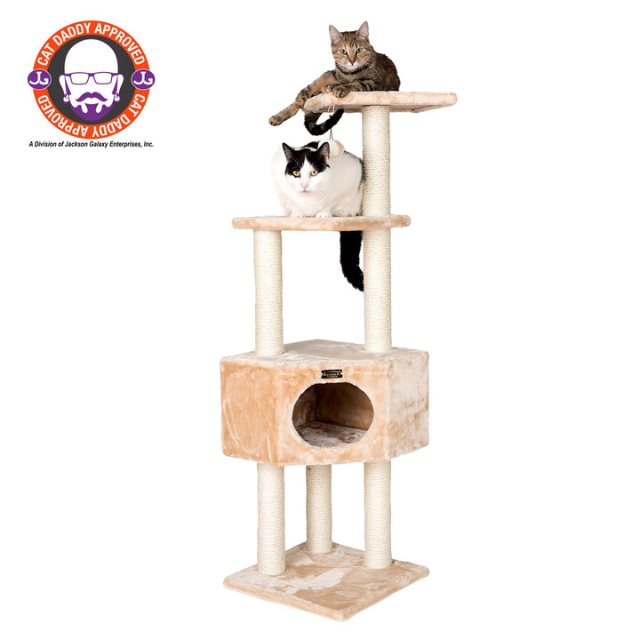 Armarkat Real Wood Classic Cat Tree Model A5201BeigeClassic Model A5201 Image 1