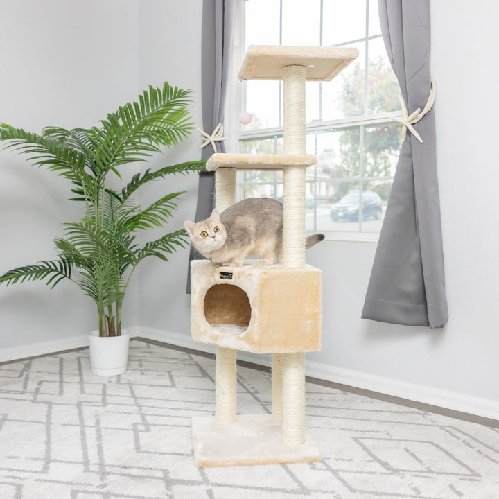 Armarkat Real Wood Classic Cat Tree Model A5201BeigeClassic Model A5201 Image 6