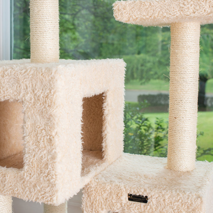 Armarkat Real Wood Classic Cat Tree Model A6702BeigeClassic Model A6702 Image 3