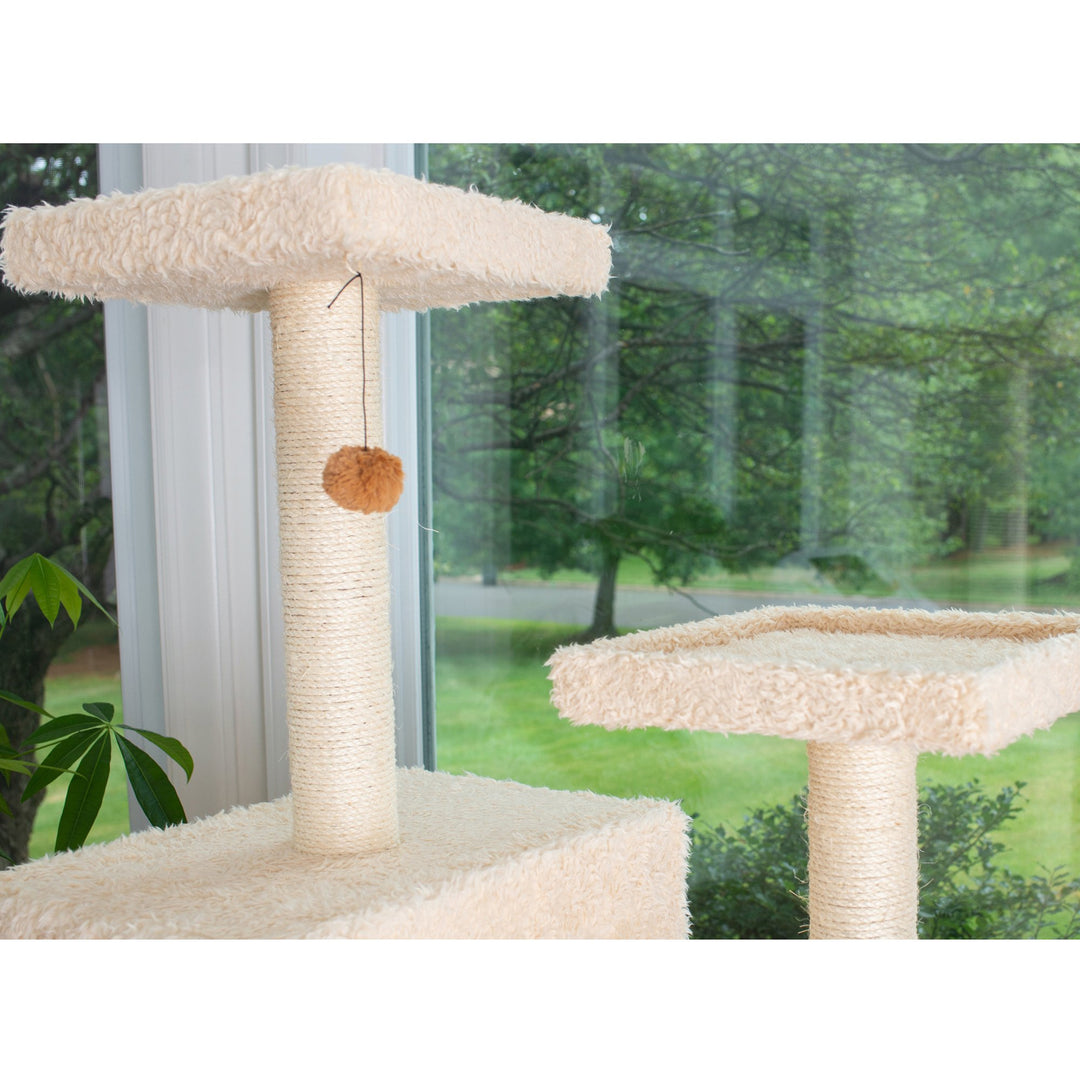 Armarkat Real Wood Classic Cat Tree Model A6702BeigeClassic Model A6702 Image 4