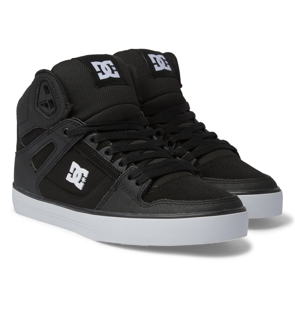 DC Shoes Mens Pure High-Top Shoes Black/Black/White - ADYS400043-BLW 13 BLACK/BLACK/WHITE Image 2