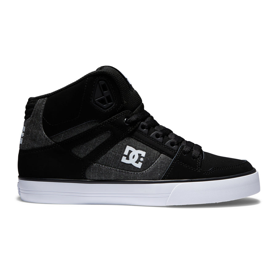 DC Shoes Mens Pure High-Top Shoes Black/Battleship - ADYS400043-BTT 13 BLACK/BATTLESHIP Image 1