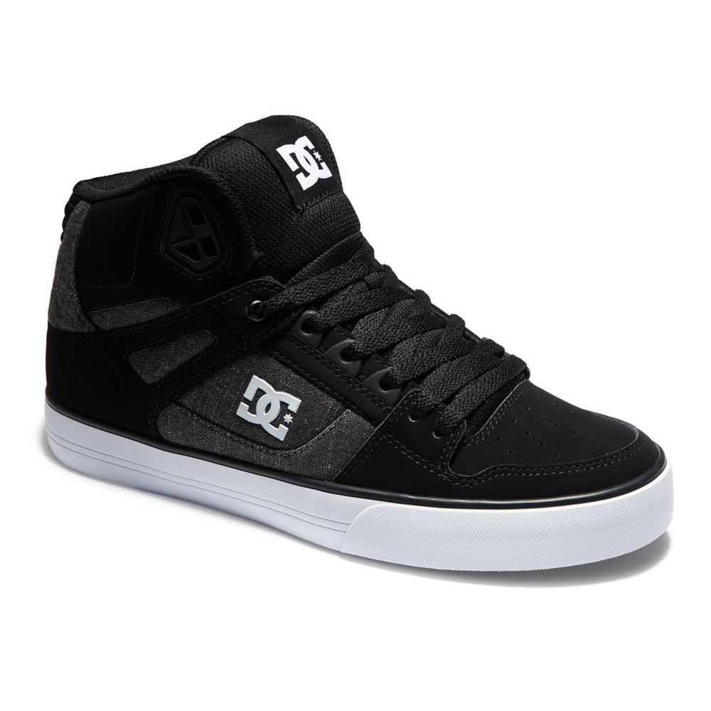 DC Shoes Mens Pure High-Top Shoes Black/Battleship - ADYS400043-BTT 13 BLACK/BATTLESHIP Image 2