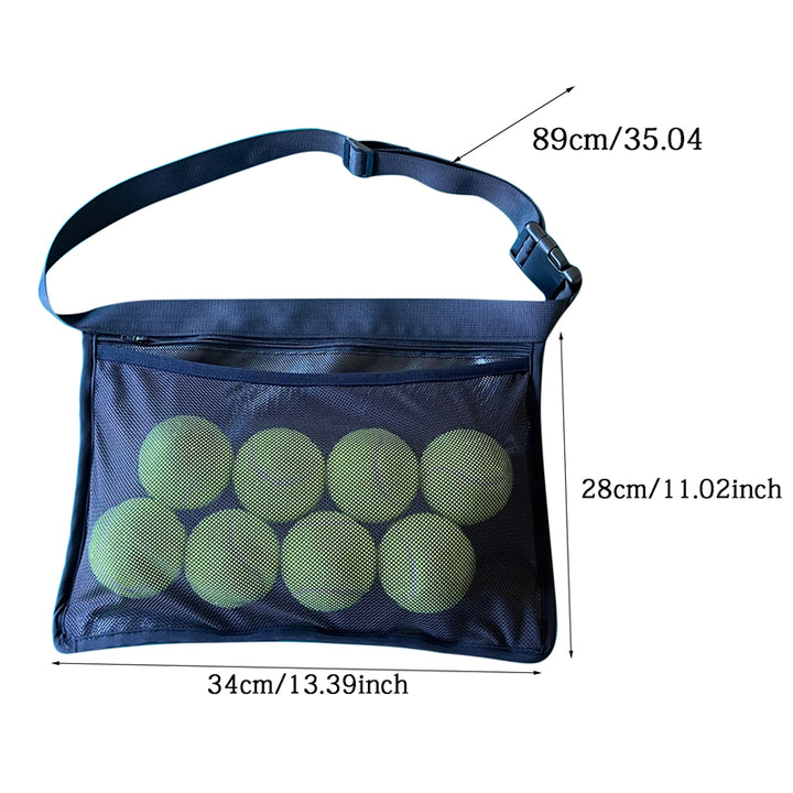 Tennis Ball Holder Waist Bag Sweat Resistant Ball Bag Versatile Sports Accessories Image 4