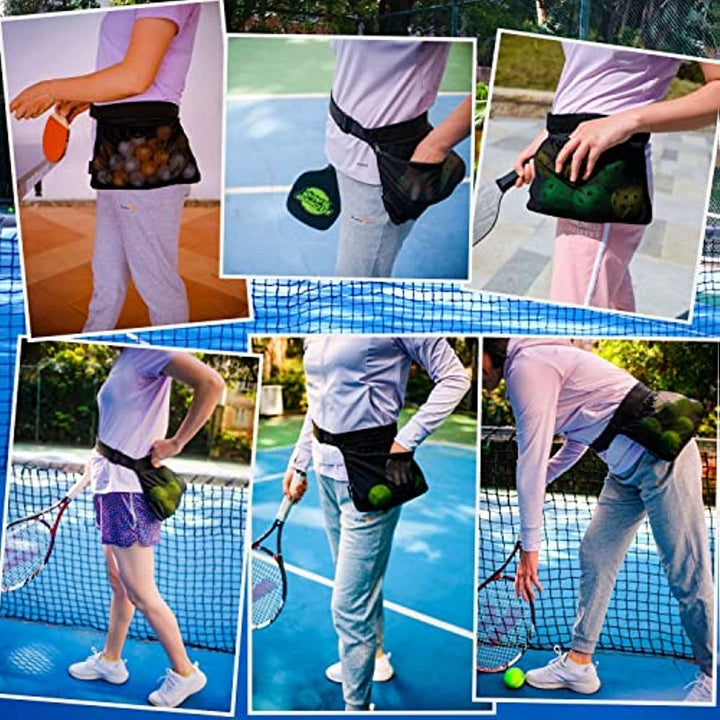 Tennis Ball Holder Waist Bag Sweat Resistant Ball Bag Versatile Sports Accessories Image 4