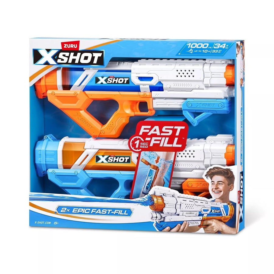 Zuru X-Shot Epic 2 Pack Water Blaster Image 1