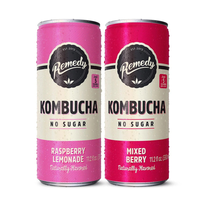 Remedy Zero Sugar Kombucha11.2 Fluid Ounce (Pack of 12) Image 2