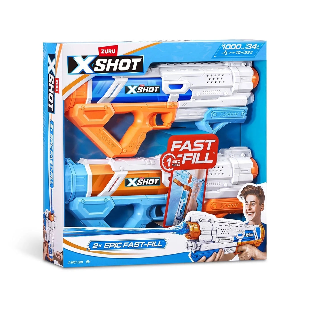 Zuru X-Shot Epic 2 Pack Water Blaster Image 4