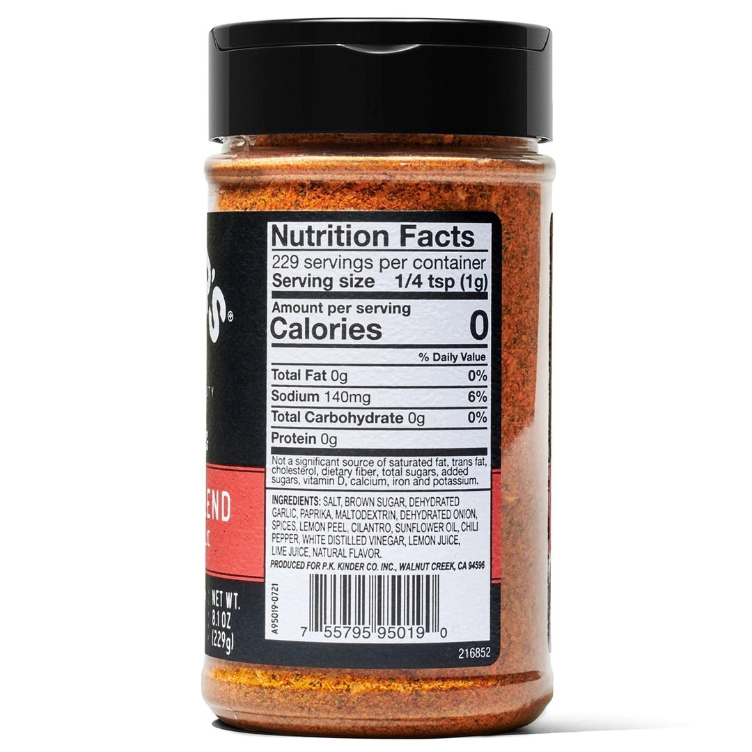 Kinders The Fajita Blend with Citrus and Garlic Seasoning (8.1 Ounce) Image 2