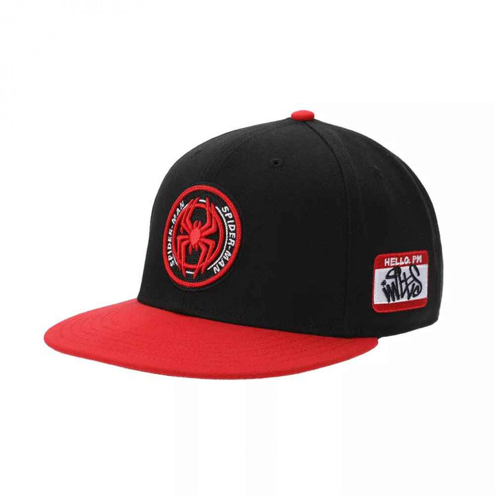 Miles Morales Spider-Man Flat Bill Snapback Hat Image 1