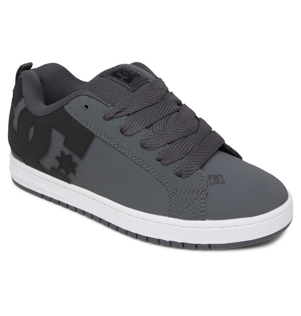 DC Shoes Mens Court Graffik Shoes Grey/Black/White - 300529-GWB DK GREY/BLACK/WHITE Image 2