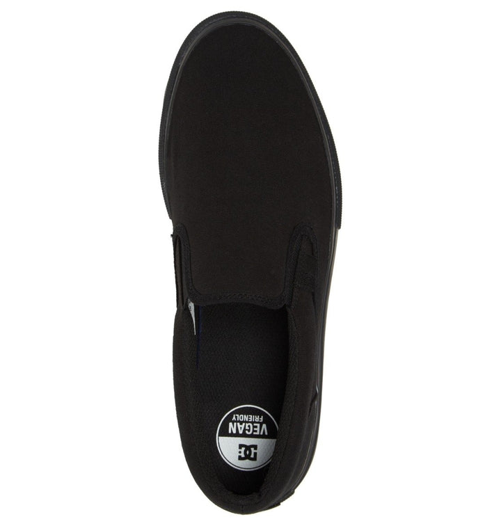 DC Shoes Mens Manual Slip-on Shoes Black/Black/Black - ADYS300645-3BK BLACK/BLACK/BLACK Image 4