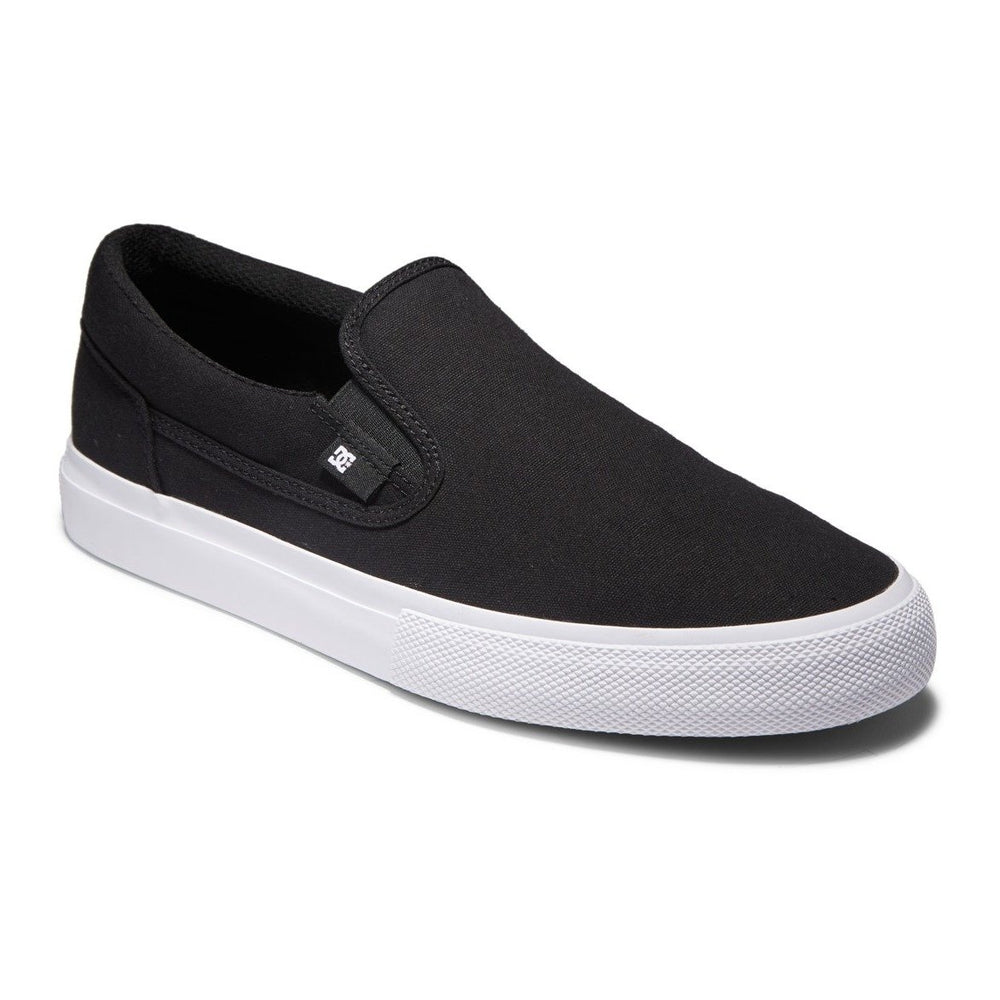 DC Shoes Mens Manual Slip-on Shoes Black/White - ADYS300645-BKW BLACK/WHITE Image 2