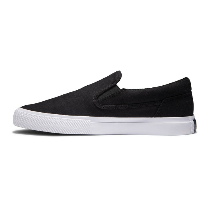 DC Shoes Mens Manual Slip-on Shoes Black/White - ADYS300645-BKW BLACK/WHITE Image 3