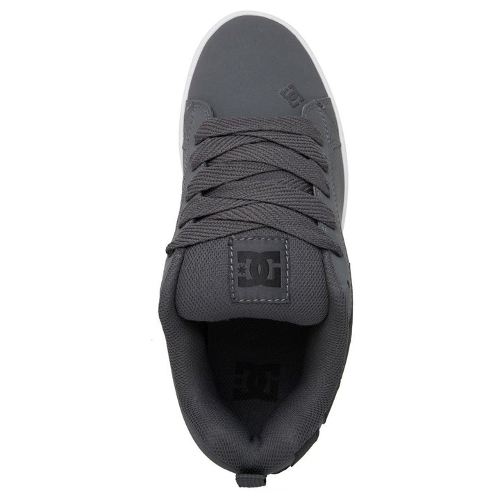 DC Shoes Mens Court Graffik Shoes Grey/Black/White - 300529-GWB DK GREY/BLACK/WHITE Image 4