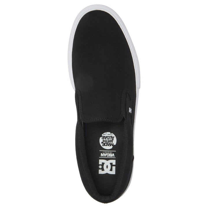 DC Shoes Mens Manual Slip-on Shoes Black/White - ADYS300645-BKW BLACK/WHITE Image 4