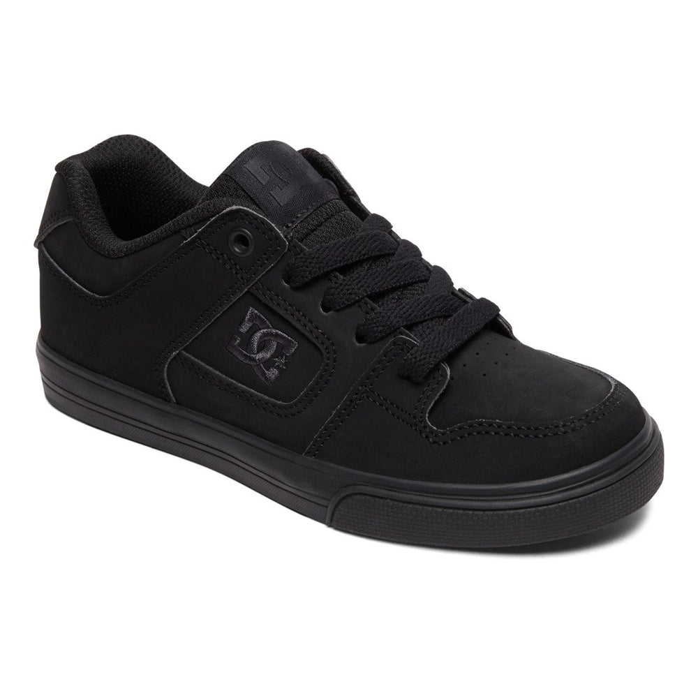 DC Shoes Unisex Kids Pure Shoes Black/Pirate Black - ADBS300267-LPB BLACK/PIRATE BLACK Image 2