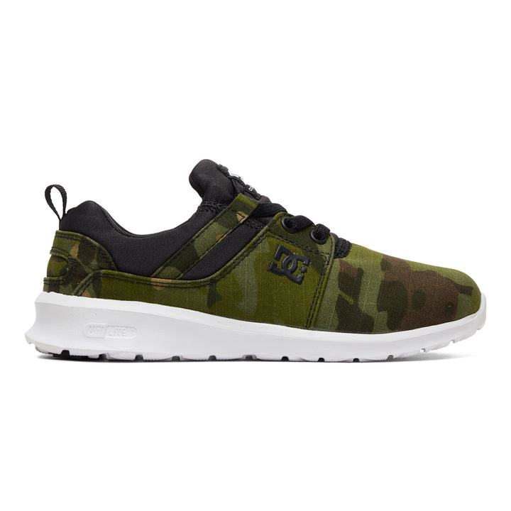 DC Shoes Unisex Kids Heathrow TX Elastic-Laced Shoes Camo - ADBS700066-CMO CAMO Image 1