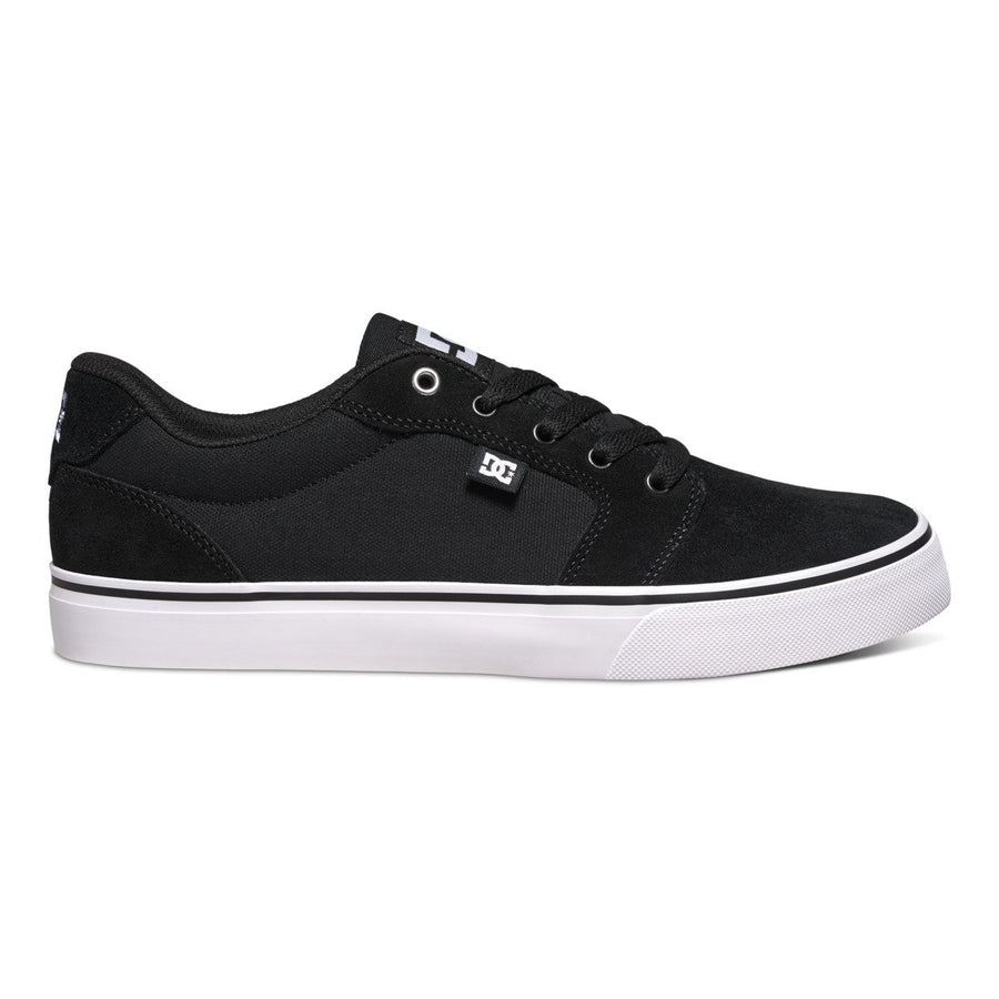 DC Shoes Mens Anvil Shoes Black/White/Black - 303190-BWB BLACK/WHITE/BLACK Image 1