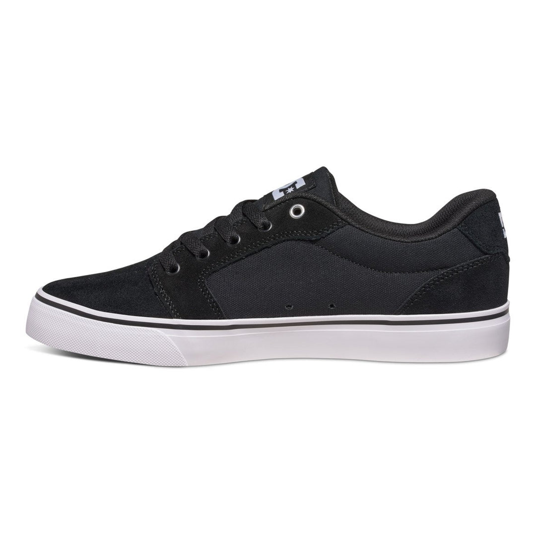 DC Shoes Mens Anvil Shoes Black/White/Black - 303190-BWB BLACK/WHITE/BLACK Image 3