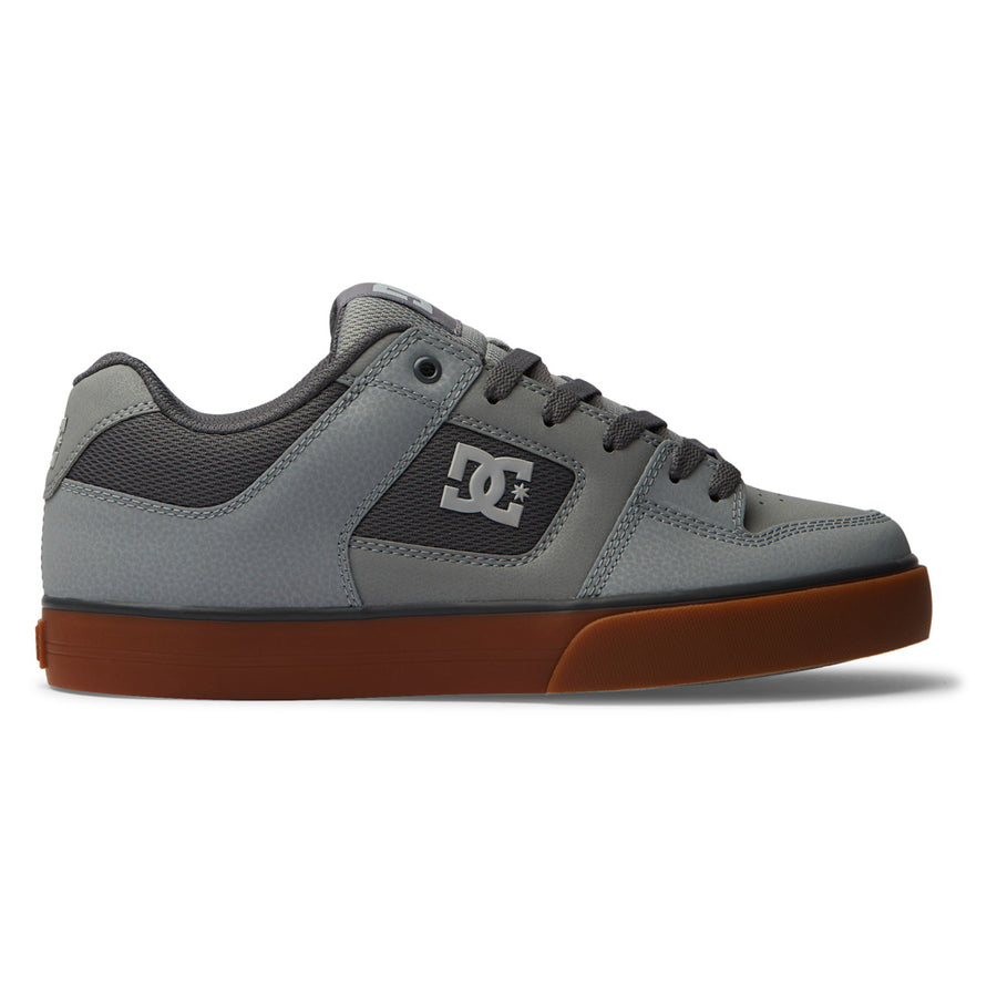 DC Shoes Mens Pure Shoes Carbon/Gum - 300660-CG5 CARBON/GUM Image 1