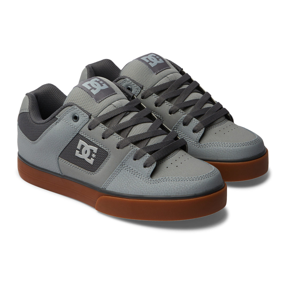 DC Shoes Mens Pure Shoes Carbon/Gum - 300660-CG5 CARBON/GUM Image 2